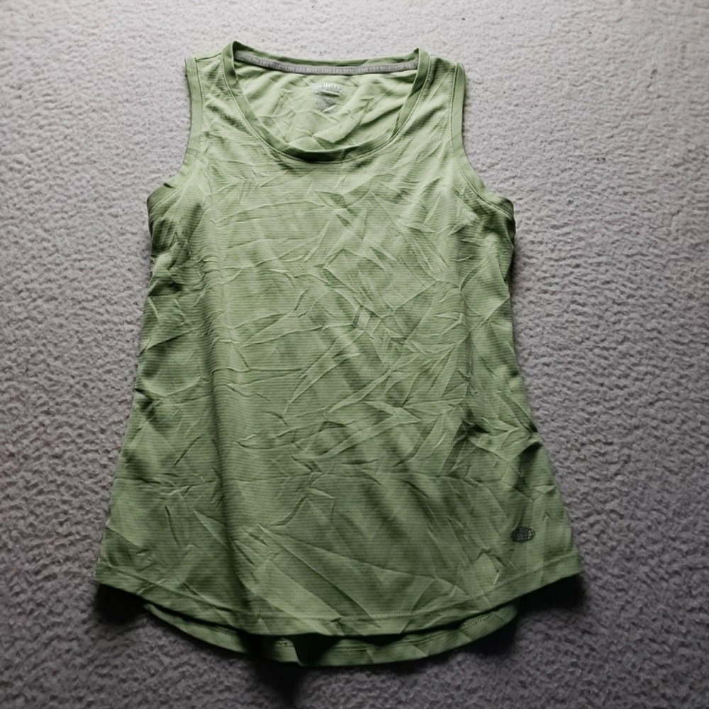 Reel Legends Tank Top Womens Small Green Freeline Scoop Neck Lightweight Jersey